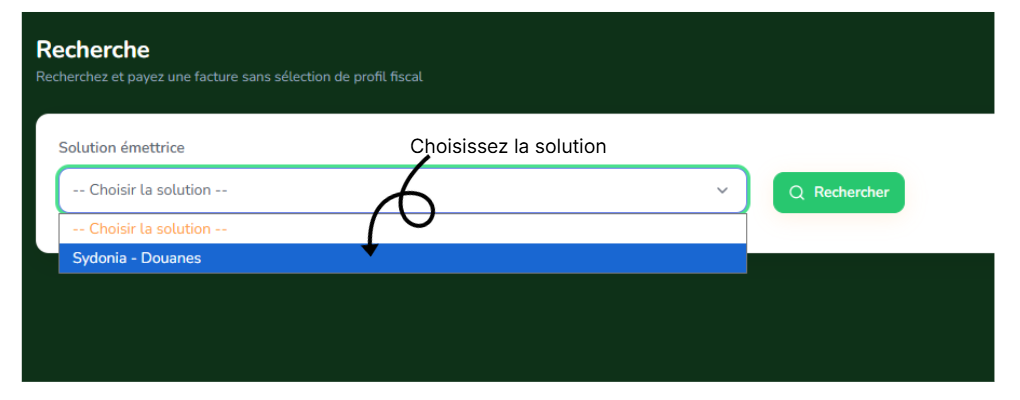 Interface – Recherche, recherche 
