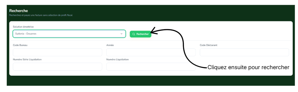 Interface – Recherche, recherche 